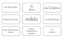 Weihnachten - Wortschatz - wypowiedź pisemna, egzamin 8-klasisty, słownictwo bożonarodzeniowe, QR- kody , karty obrazkowe