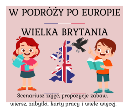 W podróży po Europie - Wielka Brytania - pakiet dla przedszkolaka