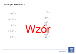 Kwadrat | matematyka | zestaw promocyjny
