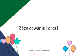 Różnicowanie głosek c:cz