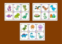 DZIEŃ DINOZAURA - puzzle – układanka- układanki – biblioteka – świetlica – przedszkole – 36 wersji