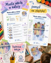 Miasto odbite w kałuży
