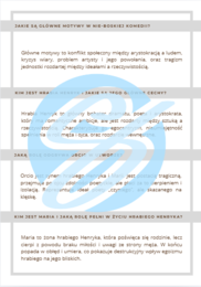 "Nie-Boska komedia" – Gotowy zestaw pytań i odpowiedzi dla nauczycieli szkół średnich