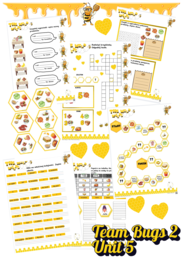 Karty pracy - Team Bugs 2 Unit 5 The Wild Wasps