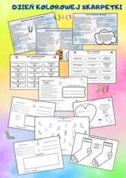 🧦🌈 Dzień Kolorowej Skarpetki – gotowy pakiet dla klas 1–3!