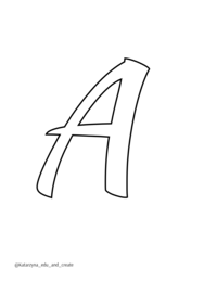 Szablon liter – kaushan – wielkie