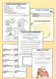 Bezpieczne Wakacje karty pracy 1-3