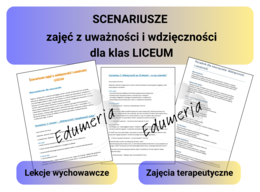 Scenariusze dla liceum – Wdzięczność i uważność