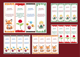 MAŁY KSIĄŻĘ – zakładki do książek – zakładka - cytaty - 4 wersje