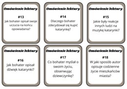 "Katarynka" - karty dyskusyjne