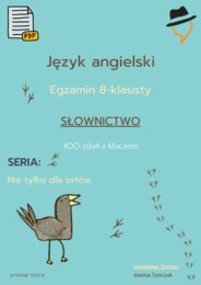 Egzamin ósmoklasisty - Nie tylko dla orłów: słownictwo cz.1