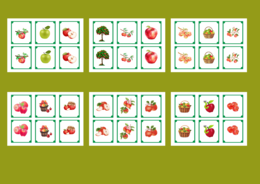 DZIEŃ JABŁKA – memory – 36 szt. wersja 1