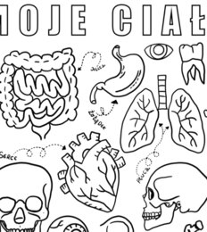 Moje ciało - kolorowanka a4