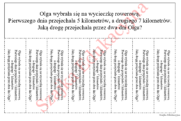 Sztafeta zadaniowa - jednostki długości.