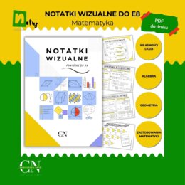 Notatki wizualne E8 Egzamin ósmoklasisty MATEMATYKA