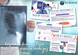 Gazetka na Światowy Dzień Radiologii do pracowni chemicznej