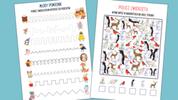 ZIMOWE ODKRYWANIE - Karty Pracy dla Dzieci (klasy 0-3) - 45 strony zadań