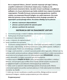 "ZEMSTA"- GRAMY W ZNAJOMOŚĆ LEKTURY