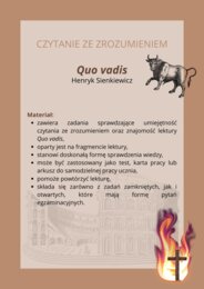 Quo vadis - czytanie ze zrozumieniem