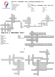 Repetytorium ósmoklasisty cz. 1 – Unit 4 (Macmillan) – krzyżówki