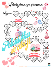 Walentynkowa gra planszowa