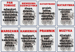 Gra karcianaTaboo na podstawie lektury ,,Katarynka"