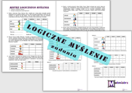 Zadania matematyczne: Mistrz logicznego myślenia