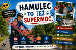🌞 Bezpieczne Wakacje — nowoczesne plakaty edukacyjne na gazetkę szkolną 🌊🚴⛰️📱