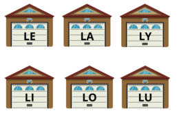 Sylaby. Wjedź autem do garażu