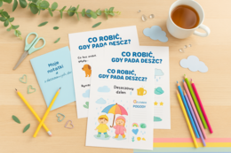 Karta pracy „Co robić, gdy pada deszcz?”