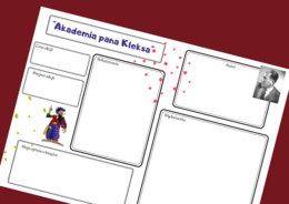 AKADEMIA PANA KLEKSA – karta pracy – świat przedstawiony- egzamin