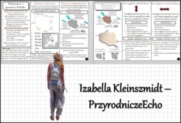 Książeczka/sketchnotka/notatka/wklejka/ściąga dla ucznia i przypomnienie dla nauczyciela/edukacja domowa. Temat „Położenie i granice Polski” w pdf. Geografia 7, dział „Środowisko przyrodnicze Polski”. Materiał wykonany na podstawie podręcznika z wydawnic