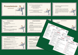 PRZEMÓWIENIE - prezentacja – 17 slajdów + 3 wklejki - wklejka- EGZAMIN - ćwiczenia redakcyjne