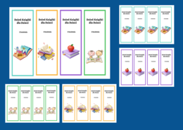 DZIEŃ KSIĄŻKI DLA DZIECI – zakładki do książek – zakładka – kolor – wersja 2