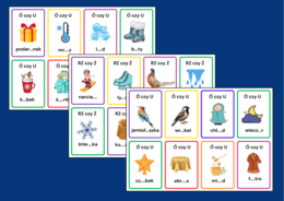 ZIMA - KARTY ORTOGRAFICZNE – 40 szt. – ortografia