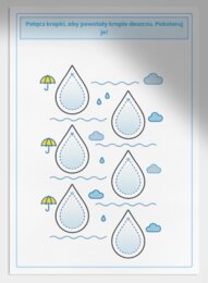 Karty pracy „Deszczowy dzień”
