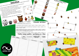 Projekt matematyczny: złap zwierzęta na Farmie. POLE I OBWÓD prostokąta. Math & Art Projekt.