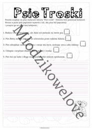 Lekturownik- Psie troski