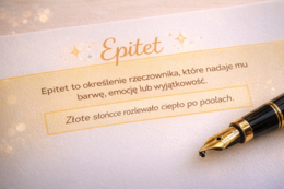 „Słowniczek poety” do wklejenia. WKLEJKA. [Epitet, Personifikacja, Nastrój, Podmiot liryczny)