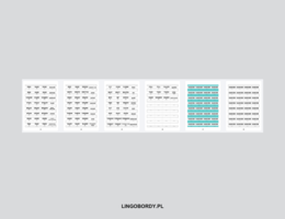 BRAINY 8 - Czasowniki nieregularne w grupach 02 - memory_Lingobordy