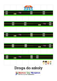 Droga do szkoły – Gra planszowa