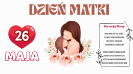 Gazetka, dekoracja - Dzień Matki - 26 maja- Możliwość własnej aranżacji-dodatkowe dekoracje