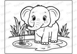 Zwierzęta z zoo – kolorowanki dla dzieci (25 stron)