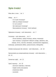 Oddychaj, odpoczywaj, odkrywaj - innowacja pedagogiczna