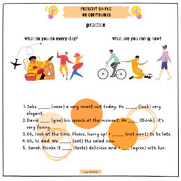 Tenses Speaking Set A1+/B2