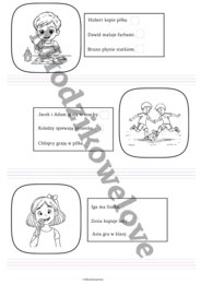 Czytanie ze zrozumieniem-wybierz poprawne zdanie