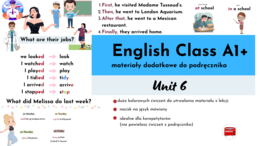 English Class A1+, unit 6, Past Simple