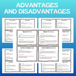 ADVANTAGES AND DISADVANTAGES SET 1