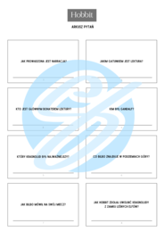 Hobbit, czyli tam i z powrotem – J.R.R. Tolkien | Interaktywne karty do lektury