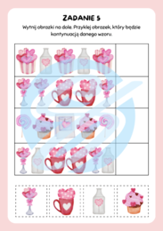 Walentynkowe karty pracy dla dzieci – zadania dla młodszych klas szkoły podstawowej